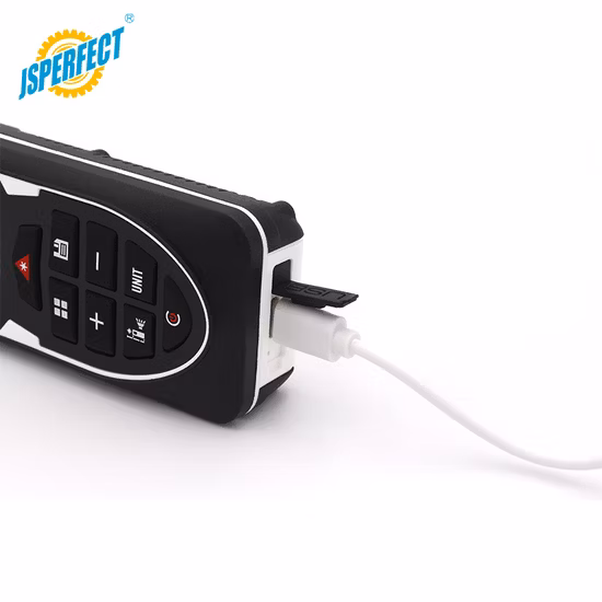 Популярная красная линия USB-зарядка 50 м портативный дальномер лазерный измеритель